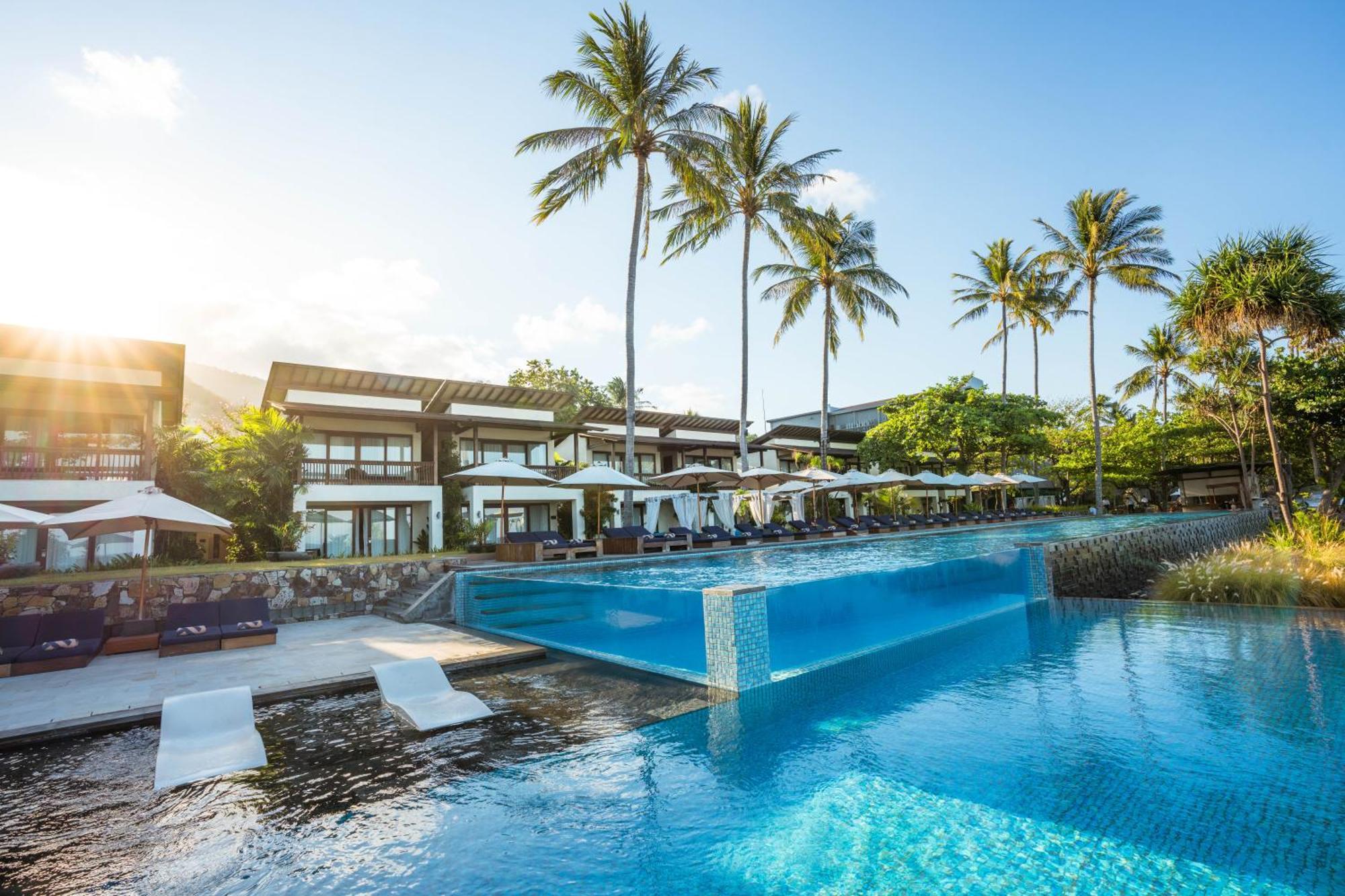 กาตามารัน โฮเต็ล แอนด์ รีสอร์ต Hotel เซงกีกี ภายนอก รูปภาพ The pool at the InterContinental Fiji Resort and Spa